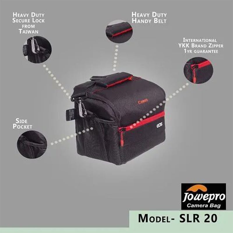 Picture of Camera Bag Case For Canon DSLR Bag Black