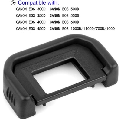 Picture of Canon view finder cap / eye cap for canon 700d 600d 550d 1200d 1100d 1300d 4000d 2000d 200d 77d 800d 750d 760d 650d camera Black