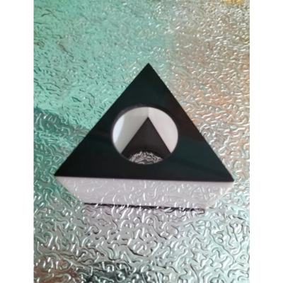 Picture of Microphone Flag Station ABS Injection Molding Interview Mic Microphone Logo Flag Station triangular White