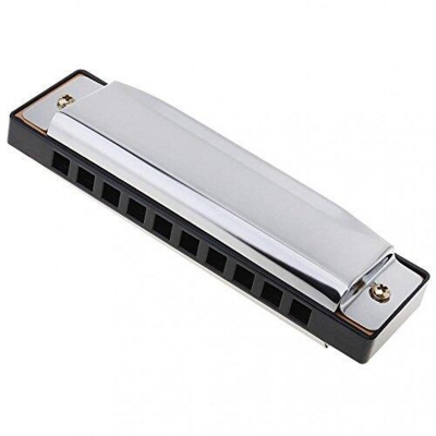 Picture of Top Harmonica Diatonic Blues Harmonica Key of C 10 Holes 20 Tones Blues Harp Mouth Organ Harmonica For Adults Beginners Professionals and Students Bright 