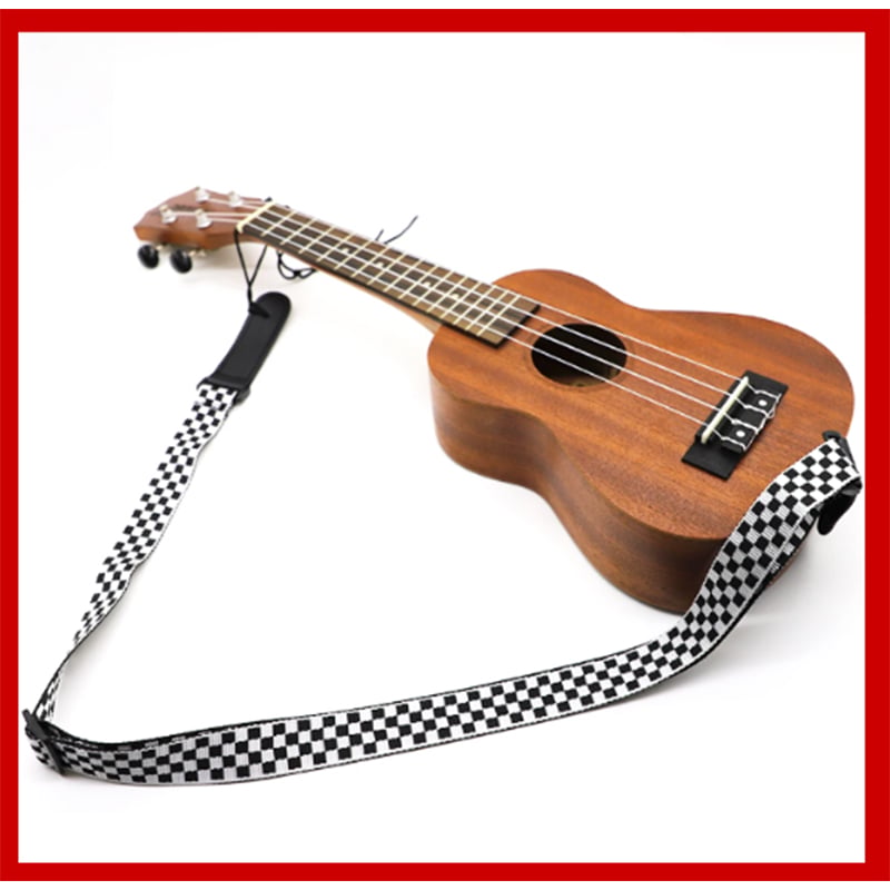 Picture of Ukulele Strap Folk Style Cotton Transfer Classic Shoulder Strap 