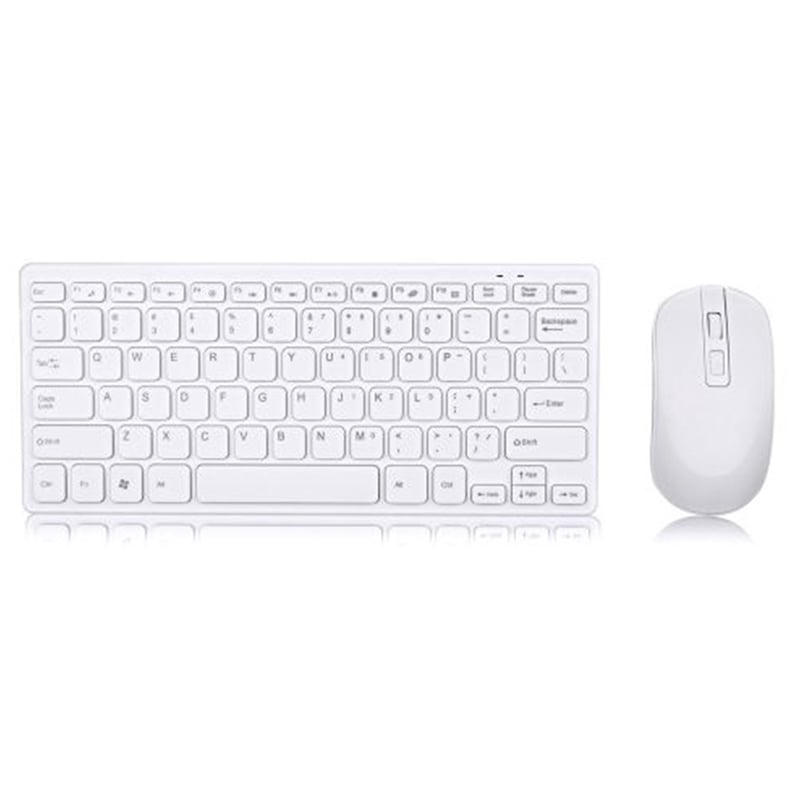 Picture of KM901 Keyboard Mouse Combo 2.4G Wireless 78 Key Mini Keyboard and Mouse - White