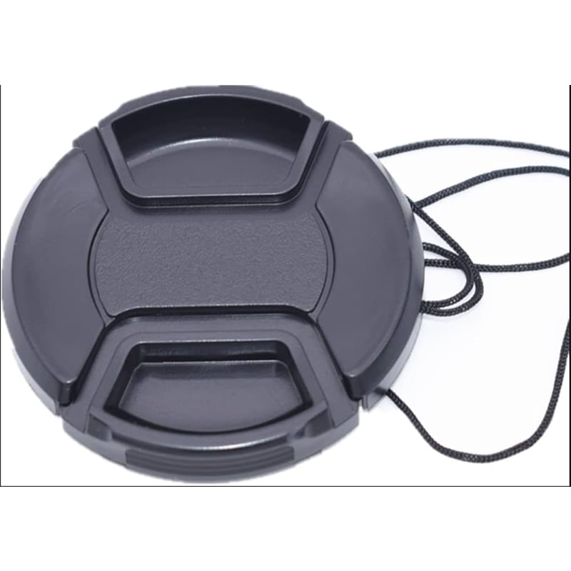 Picture of 55mm Snap-On Lens Cap for Nikon D3400 D3500 D5600 AF-P 18-55mm for Sony A7 A7 II A7 III FE 28-70mm Lens Kit Black