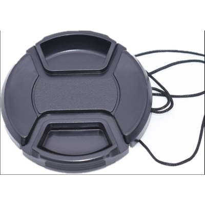 Picture of 55mm Snap-On Lens Cap for Nikon D3400 D3500 D5600 AF-P 18-55mm for Sony A7 A7 II A7 III FE 28-70mm Lens Kit Black