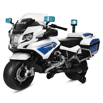 Picture of 12V BMW Ride on Bike for Kids Rubber Wheels Rechargeable Battery Operated Big Size Motorcycle