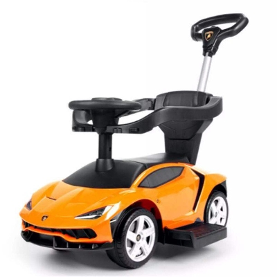Picture of Lamborghini Centenario Kids Ride on Car 3 in 1 Push & Pull Toy Car with Multifunctional Parental Handle Bar Music Perfect Gift for Children