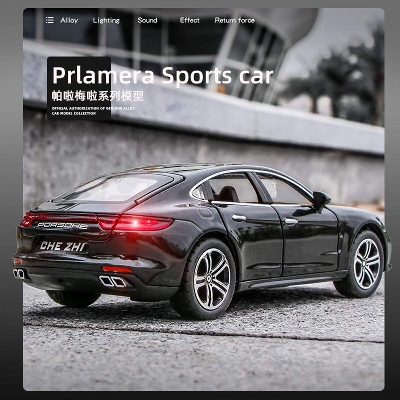 Picture of Porsche Panamera Diecast Alloy Car 1:32 Supercar Vehicles 6 open Metal Car Model Car Sound Light Toys For Gift