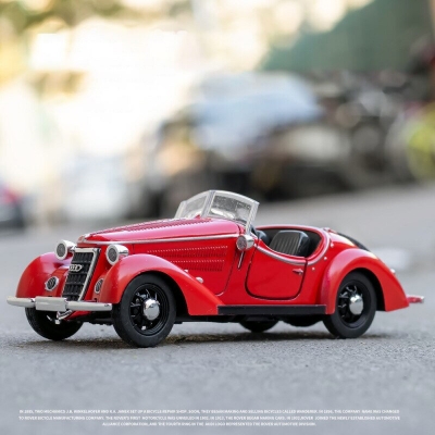 Picture of Audi Wanderer W25K Classic Diecast Alloy Car 1:32 Vintage Vehicles Metal Car Model Car Sound Light Toys For Gift
