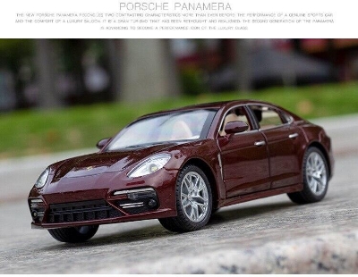 Picture of 1:24 Porsche Panamera Diecast Alloy CarVehicles 6 open Metal Car Model Car Sound Light Toys For Gift