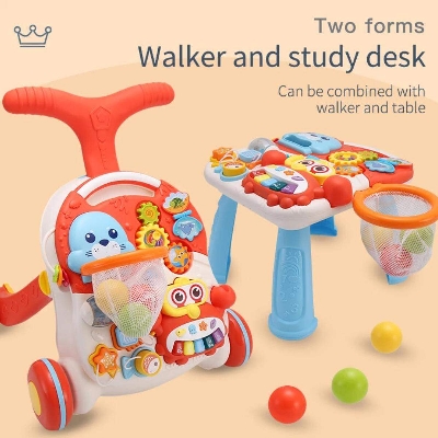 Picture of Huanger 2 in 1 Walker & Active Table Multifunctional Baby Walker with Music
