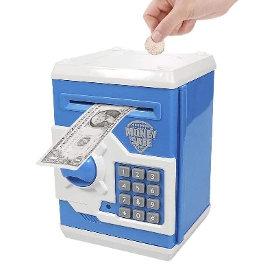 Picture of Electronic Piggy Bank Safe Box Money Boxes For Children Digital Coins Cash Saving Safe Deposit Mini ATM Machine Kids