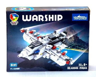 Picture of warship building blocks Marine Ship Aircraft Carrier Set-43046 (1 set out of 6)