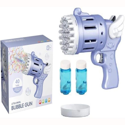 Picture of 40 Hole Light Wing Electric Bubble Gun Family Center Toy
