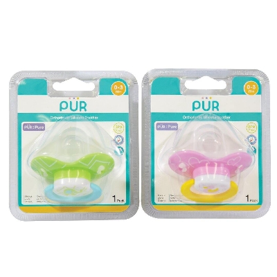 Picture of Pur Orthodontic Silicone Soother (0-3m+) – (14015)