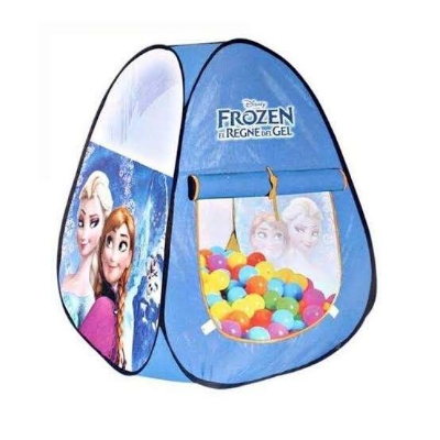 Picture of Tent House-Blue with 100+ Balls - A Magical Play Space for Kids - Easy To Use and Clean - A Unique Choice For Your Child's Entertainment
