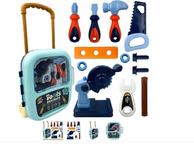 Picture of Little handyman's set in a tool case with lots of accessories