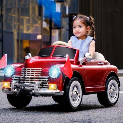 Picture of Kids Electric Toy Big Size Benz Vintage R/C Car With Remote Control WN-508