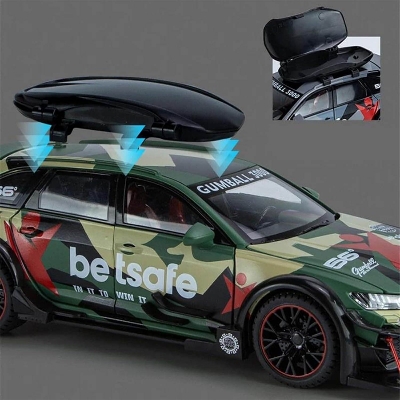 Picture of 1/24 Diecast Car Model: Scale Alloy Vehicle with Lights & Sound - Perfect Gift