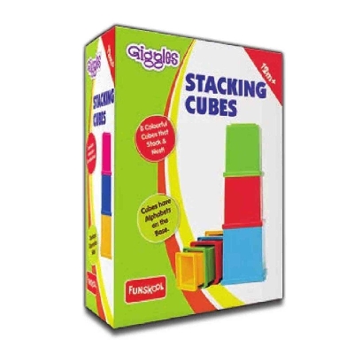 Picture of Stacking Cubes Funskool-Multicolor