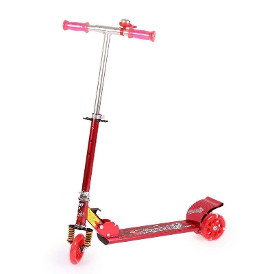 Picture of Lionman Lighting Wheel Kick Scooter 2009C For Your Kids-Blue