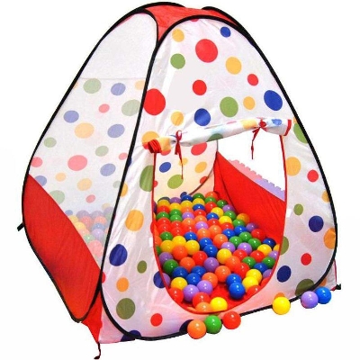 Picture of Magic Ball House with 100 pieces Balls-Multicolor