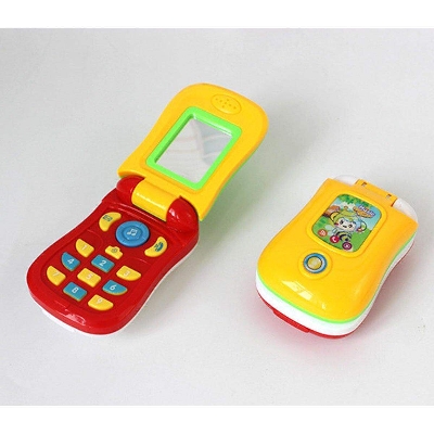 Picture of Toy mobile phone for kids (musical)-Multicolor