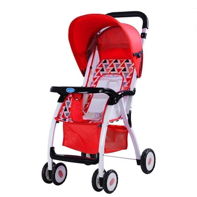 Picture of বেবি স্ট্রলার 711 প্রাম-লাল এবং নীল - baby car-Red