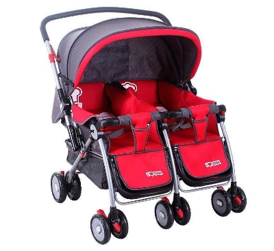Picture of Twin Baby Stroller 703A Red-Red