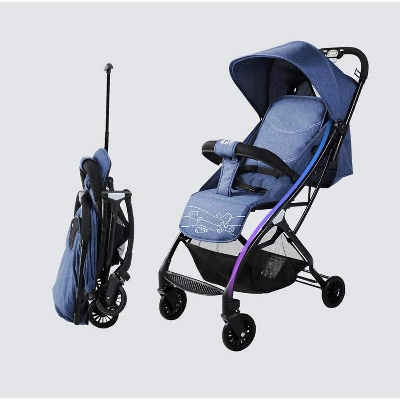 Picture of New Baby Luggage Stroller Pocket Prams BBH S1- Blue-Blue Gray