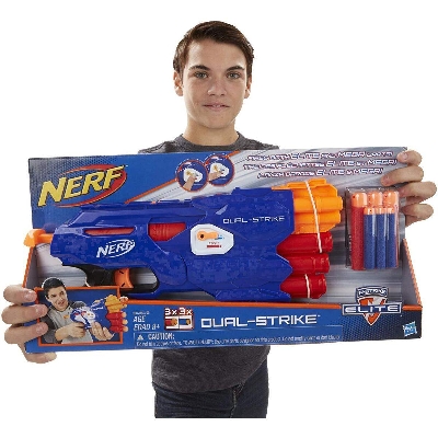 Picture of Nerf N-Strike Elite DualStrike Blaster-Multicolor