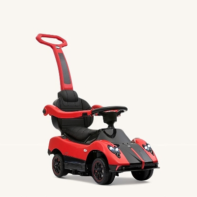 Picture of Megastar Ride On Licensed Pagani Zonda Push Car With Pull Handle - Red-Red