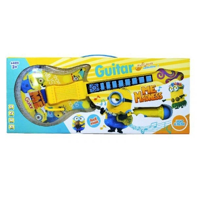 Picture of Minion Magic Guitar and Microphone-Multicolor
