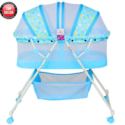 Picture of BaoBaoHao Baby Multi Function Foldable Rocking Bed-Sky Blue-Blue