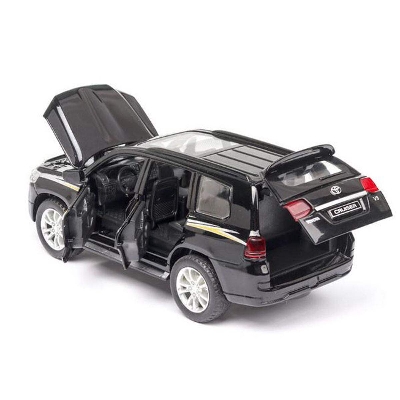 Picture of TOYOTA LAND CRUISER 1: 32 Diecasts Toy Car Beijing Jeep Metal Toy Alloy Car  Toy Vehicles Car Model Wolf Warriors Model- Black-Multicolor
