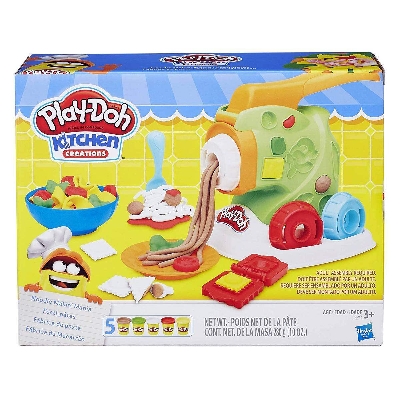 Picture of Play-doh রান্নাঘরের তৈরি ক্লে ময়দা নুডলস মেকার বাচ্চাদের জন্য 5 টি নন- টক্সিক রঙ সহ খাবার সেট - clay-Multicolor