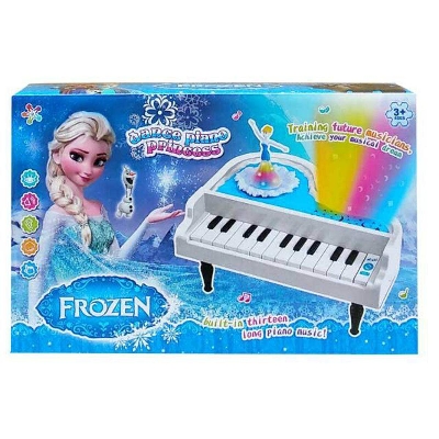 Picture of Frozen Piano Musical Harmonium Toy for Children Battery Operated Musical Toy-Multicolor
