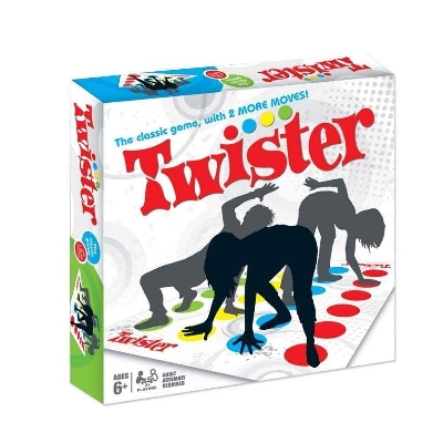 Picture of Twister Game Funny Kids Family Body Twister Moves Mat Board Game Sport Toy Box-Multicolor