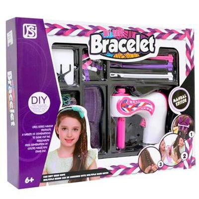 Picture of DIY Rope Bracelet Toy Set For Girls Birthday Gift DIY Craft Tool Set Toy-Multicolor