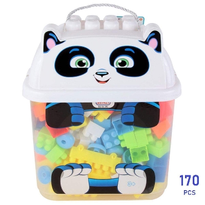 Picture of 170 Pcs Building Blocks  Toy for Kids Bucket System Educational Learning Children Toy Nice Gift for Kids-Multicolor