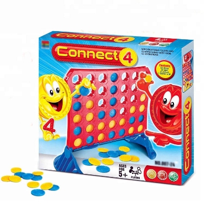 Picture of Connect 4 Board Game Premium Chip Star Multiplayer Game for Kids-Multicolor