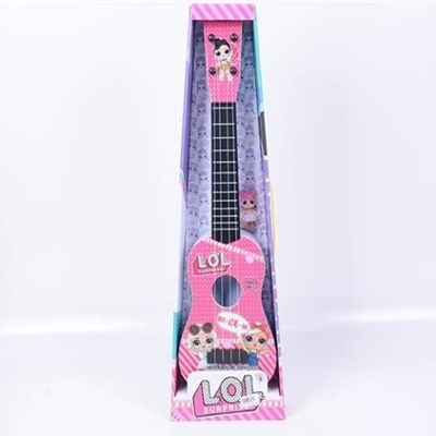 Picture of Kids Beginners Guitar 4String Music Toy LOL( LOL009-3A)-Pink