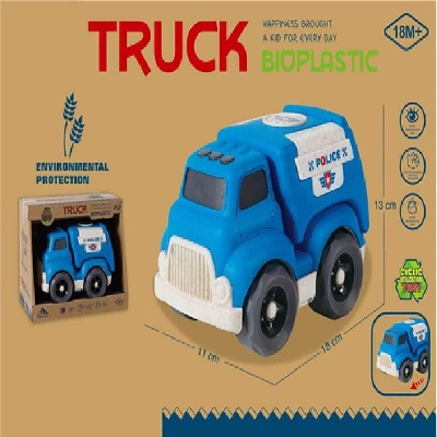 Picture of Kinetic Truck Toy Slided Truck With Light And Music(933-135M)-Blue