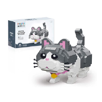 Picture of MOYU 673 PCS Cute Animal  Cat Diamond Building Bricks Block DIY Mini Micro Building Block Set For Children-Multicolor