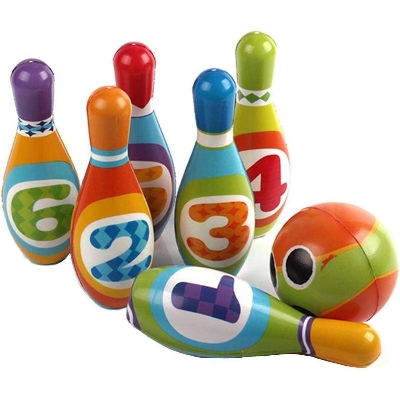 Picture of 7 Pc Bowling Play Set Educational Early Development Sport Indoor Toys For Children-Multicolor