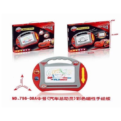 Picture of New Children Magnetism Writing Board Table Early Learning Imagination Artboard Erasable for Kids Gifts-Red