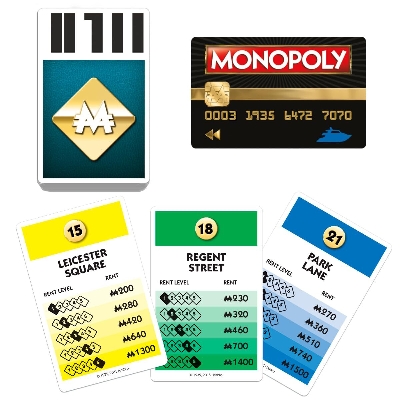 Picture of New Monopoly bord game Super Electronic Board Game, Electronic Banking Unit, Choose Your Rewards, Cashless Gameplay Tap Technology, for Ages 8 and Up,Box English electronic monopoly-Multicolor