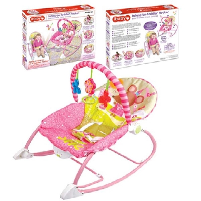 Picture of Portable new Electric Music Baby Rocking Chair Infant Toddler Cradle Rocker Baby Bouncer Chair Baby Swing Chair Lounge Recliner,Toyshine Newborn to Toddler Music and Vibrating Rocker Chair with Calming Vibrations, Adjustable Mode, Assorted Design-Multicolor