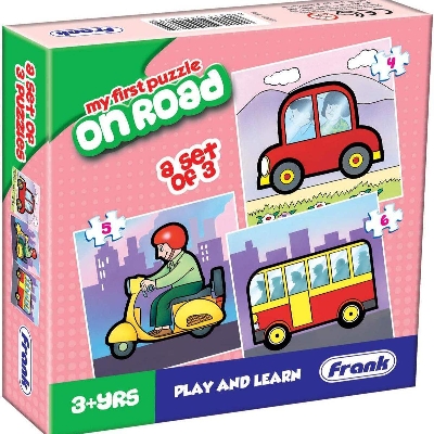 Picture of Puzzle ON ROAD - 10207 creative toy for Kids-Multicolor