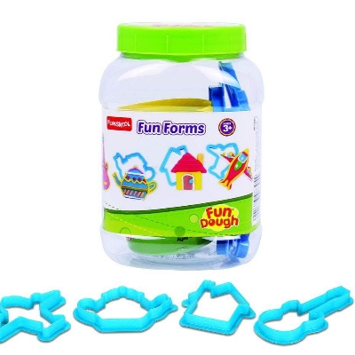 Picture of FUNSKOOL FDOUGH-FUN FORM Create Forms With 4 Different Cutters Game For Kids-Multicolor