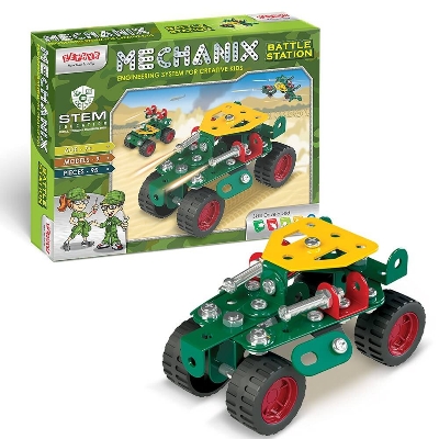Picture of Zephyr Mechanix - Battle Station block building set for kids-02011-Multicolor
